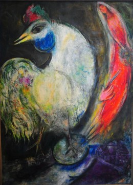 マルク・シャガール Painting - マルク・シャガールの雄鶏